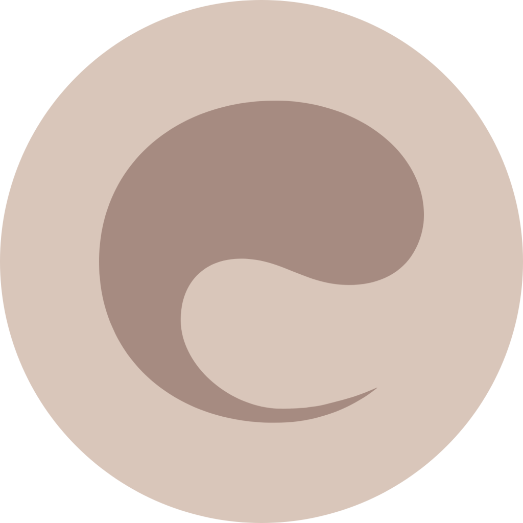 Icoon logo beige